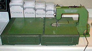 2 VINTAGE ELNA GRASSHOPPER Sewing Machines 1 Working 1 Not PICK UP ONLY