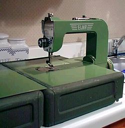 2 VINTAGE ELNA GRASSHOPPER Sewing Machines 1 Working 1 Not PICK UP ONLY