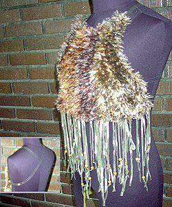 faux-fur halter by annie modesitt